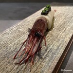 カーサ・デル・チーボ - ぶどう海老とトピナンブールのジェラティーナとキャビア