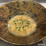 カーサ・デル・チーボ - 毛蟹と生海胆のストラッチャテッラ