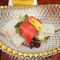 個室和食 東山 新宿本店 - 造里（鮪・鯛・烏賊炙り）