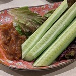 肴屋 魚まる - 胡瓜味噌