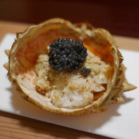 松川 - 青森産トゲクリガニと北カスピ海キャビアの飯蒸し