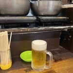 立ち呑み きくのこ - 生ビール480円