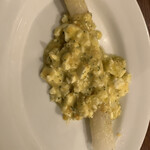 Enoteca Vita - ホワイトアスパラガスゆで卵のソースは初めて！！