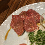 松庵 韓菜房 - タレ焼三種盛合せ