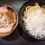 麺工房 武 - チャーシューつけ麺（トッピング：ネギ）
