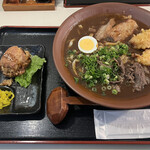 Teshigoto Sanuki Udon Sansan - 肉肉肉カレーうどん＆肉巻きおにぎり