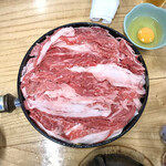すき焼･鍋物 なべや - 牛肉鉄鍋