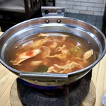 すき焼･鍋物 なべや - たらちり キムチ味のだし