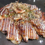 Okonomiyaki Ishin - 【スペシャルデラックスいしん焼き　１３２０円】