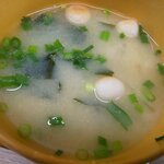 とんかつ & とり天 しげのや食堂 - ほっこり味噌汁