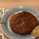 立呑み晩杯屋 - レバフライ　190円