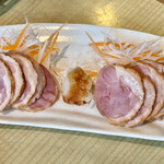 Teuchi Soba Katou - 鴨の燻製　燻製が強めで大変美味　好みの味わいです
