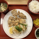 ジョイフル - ジョイフル塩唐揚げ定食 548円