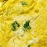 かつぎや - ふわふわの玉子焼きはあっさり塩味　胡麻油が香ばしいです