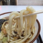 Rara poto - 天ぷらうどん並盛　麺　2023-4-23