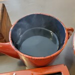 常盤食堂 - そば湯