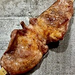 とり茶太郎 - 鴨は開いたハツも出してくれました