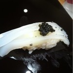 艪 - ヤリイカのキャビア添え