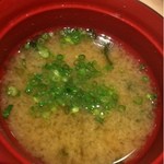 艪 - 海苔の味噌汁