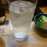 Izakaya Nagatsuki - 焼酎（麦）二階堂水割り二杯目