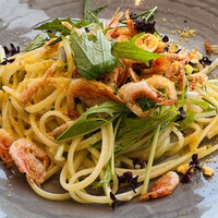 ワインラウンジ＆レストラン セパージュ 名古屋店 - からすみと桜海老、赤水菜のリングイネ