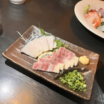 ほりわき - クジラウネ刺し1500円