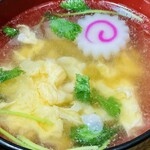 やぶ重 - 上はお吸い物、並は味噌汁