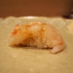 うを徳 - 羽幌 牡丹海老（握り）