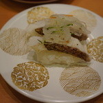 京寿司 - マダイの炙り１２０円