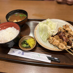 鳥光 - 串焼き定食