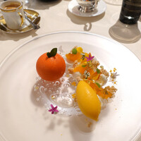 ガストロノミー ジョエル・ロブション - デセール主役は清見オレンジ