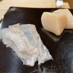 日本橋蛎殻町 すぎた - 帆立と平目