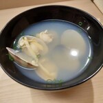 日本橋蛎殻町 すぎた - 浅利のお椀