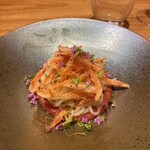 luogo - 桜海老とフルーツトマトの冷製手打ちピチ