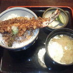 朝日屋 - ミニ天丼