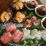 千松しま - 刺身盛り合わせ