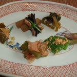 千松しま - 山菜盛り合わせ