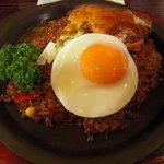 ガスト - メキシカンピラフ＆チーズカレーチキン　628円