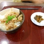 御厨亭 - ミニ生姜焼き丼￥３００
