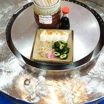 大川戸ドライブイン - お新香盛り合わせ630円