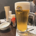 飯・酒場 コマメヤ - キリン一番搾り 大ジョッキ750円