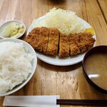 とんかつ 山さき - 上ロースかつ定食