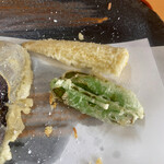 江戸前天婦羅 天よし - ベビーコーン、スナップえんどう