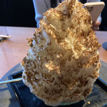 生粋 - かき氷は、初めてコーヒーミルクにしましたが、これが大当たり。ティラミスのような絶品スイーツです。締めがまた最高。