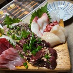 海鮮厨房 匠 - せっかくなので刺身盛り合わせも追加。