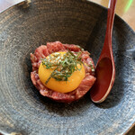 生粋 - ユッケ。最高です。