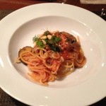osteria quinto - イワシとナスのシチリア風スパゲティ