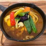 PARK CAFE テラス - サラサラのスープカレー
1辛にしたけど全く辛くない