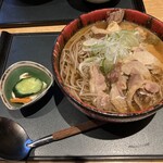 山形蕎麦と串揚げのお店 焔蔵 - 冷たい肉そば