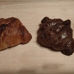 ル・プルースト - 料理写真:クロワッサンとチョコクロワッサン